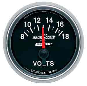 Sport-Comp II Voltmeter 2-5/8" Electrical (Short Sweep)