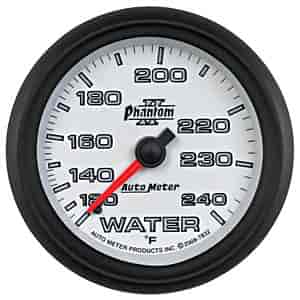Phantom II Water Temperature Gauge 2-5/8" Mechanical (Full Sweep)