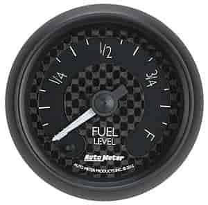 GT Series Fuel Level Gauge 2-1/16", Electrical (Full Sweep)