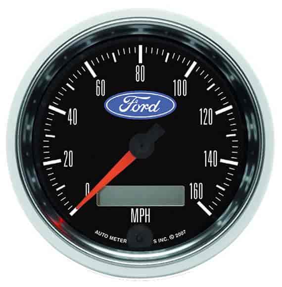 Officially-Licensed Ford Speedometer Gauge 3 3/8 in., 0-160