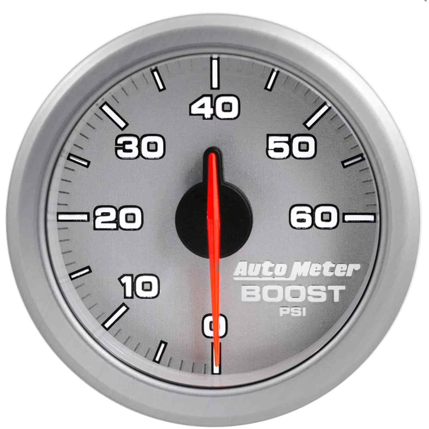 AirDrive Boost Gauge Silver 2-1/16"