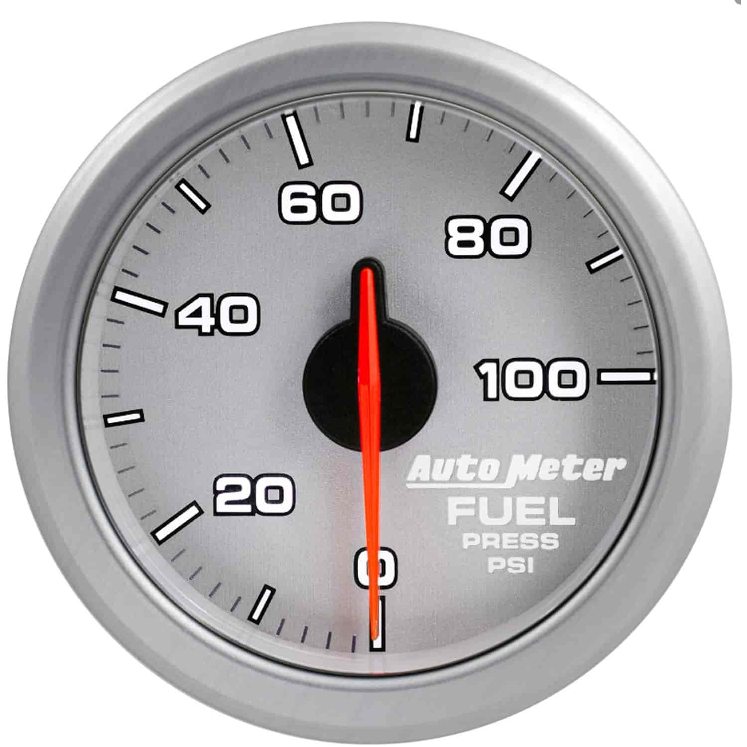 AirDrive Fuel Pressure Gauge Silver 2-1/16"