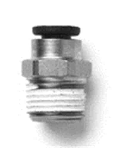 5/32 OD QUICK DISCONNECT TO 1/8 NPT NICKEL PLATED BRASS