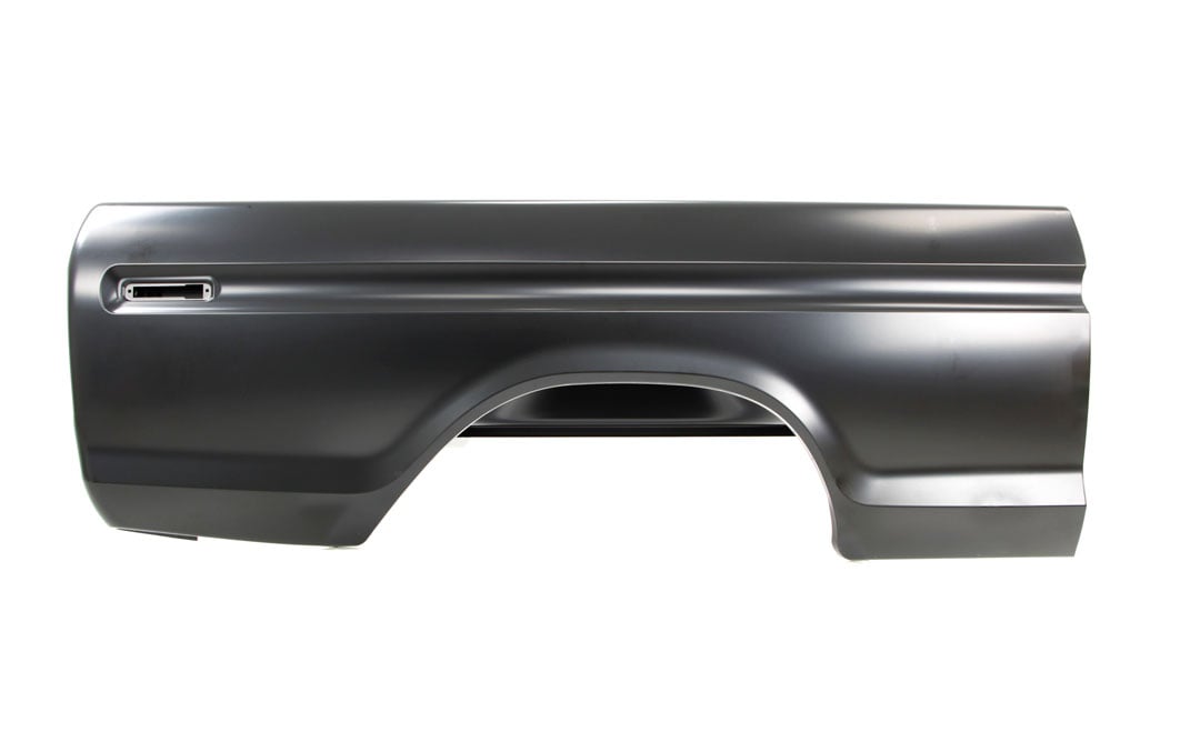 Complete Bedside Assembly w/o Fuel Filler Hole 1973-79 Ford F100, F150, F250, F350 Styleside Short Bed [Right/Passenger Side]