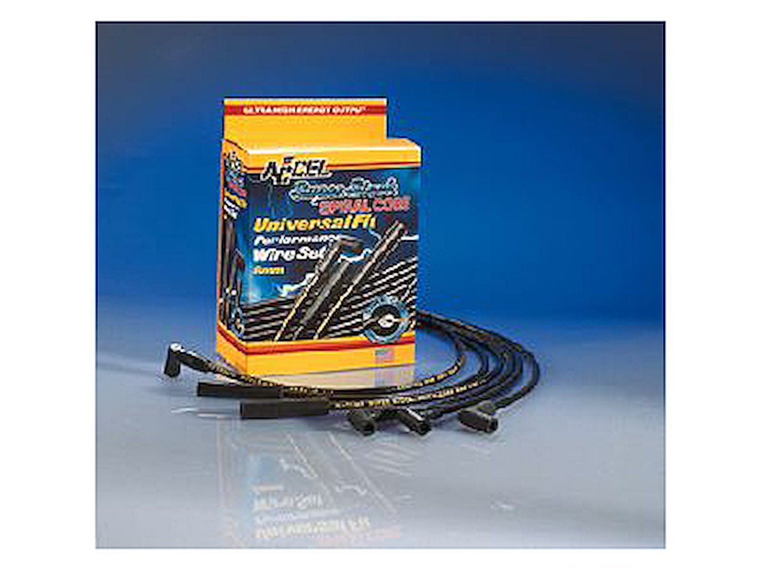 8mm SuperStock Spiral Wire Set Straight Spark Plug Boots