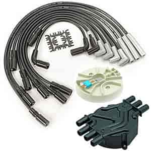 Extreme 9000 Heat Reflective Spark Plug Wire Tune-Up Kit 1995-2001 Chevy/GMC 4.3L Vortec