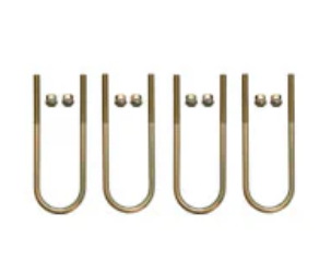 UB-PACK-260 U-Bolts And Nuts, Wrapped Set 75Mm X