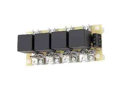 High Current Relay Module Four 40-Amp Plug-In Relays