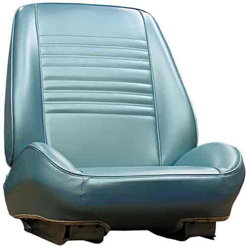 RS67GHE0010325G 67 CHEVELLE/MALIBU/EL CAMINO RALLYE BKT SEATS - MEDIUM BLUE
