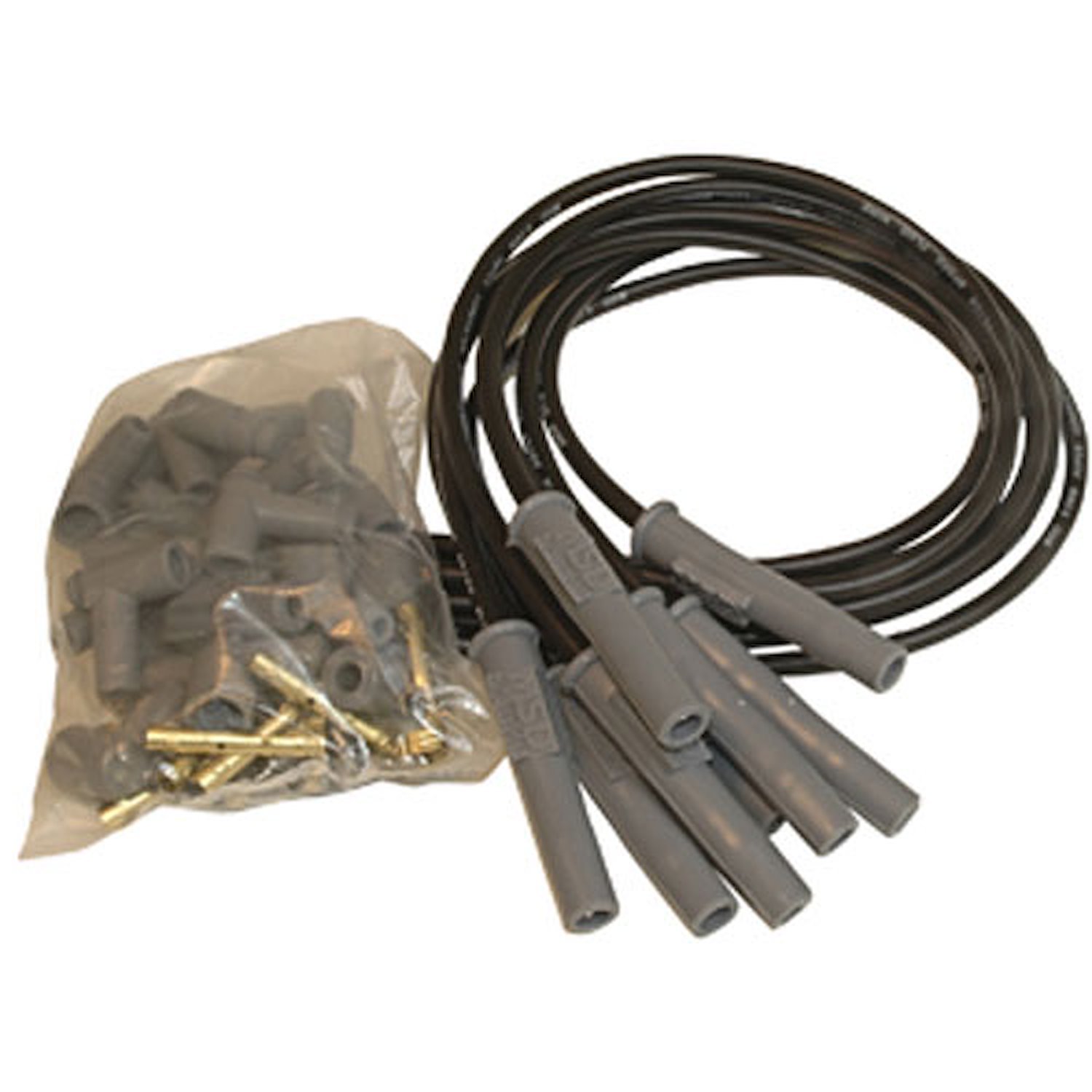 Black 2-in-1 Universal 8.5mm Spark Plug Wire Set