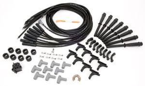 Black Universal 8.5mm Spark Plug Wire Set Chrysler
