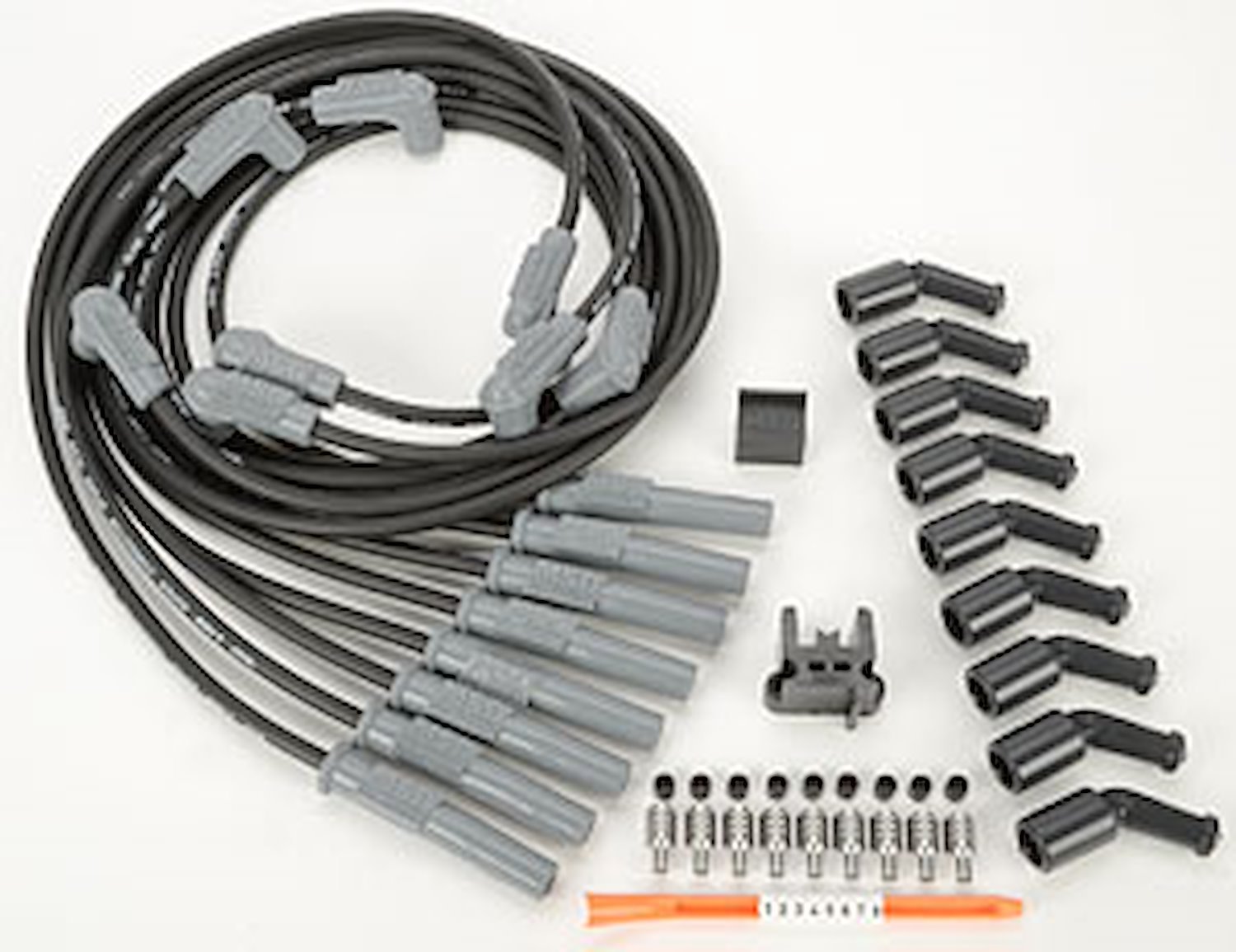 Black Universal 8.5mm Spark Plug Wire Set GM LS1/LS6 Car/Truck