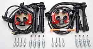 Mustang 4.6L Ignition Upgrade Kit Includes 2 coils, black wires, plugs