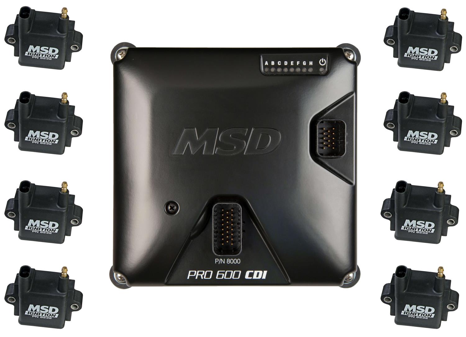 PRO 600 8-Channel Capacitive Discharge Ignition (CDI) and Coil Kit for 4, 6, & 8-Cylinder Coil-per-Plug Engines