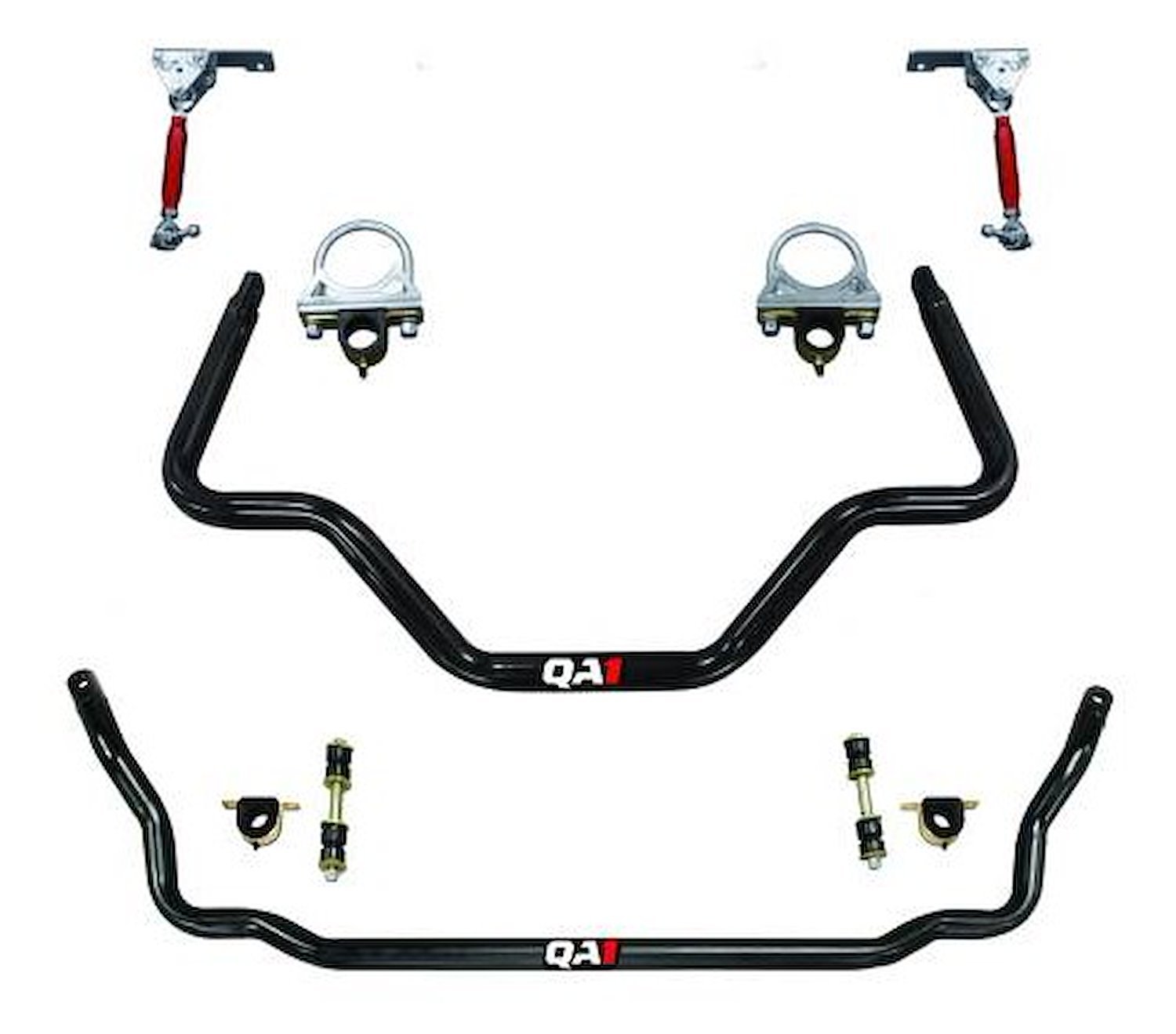 Big Wheel Front and Rear Sway Bar Kit for 1971-1996 Chevy Caprice, Impala