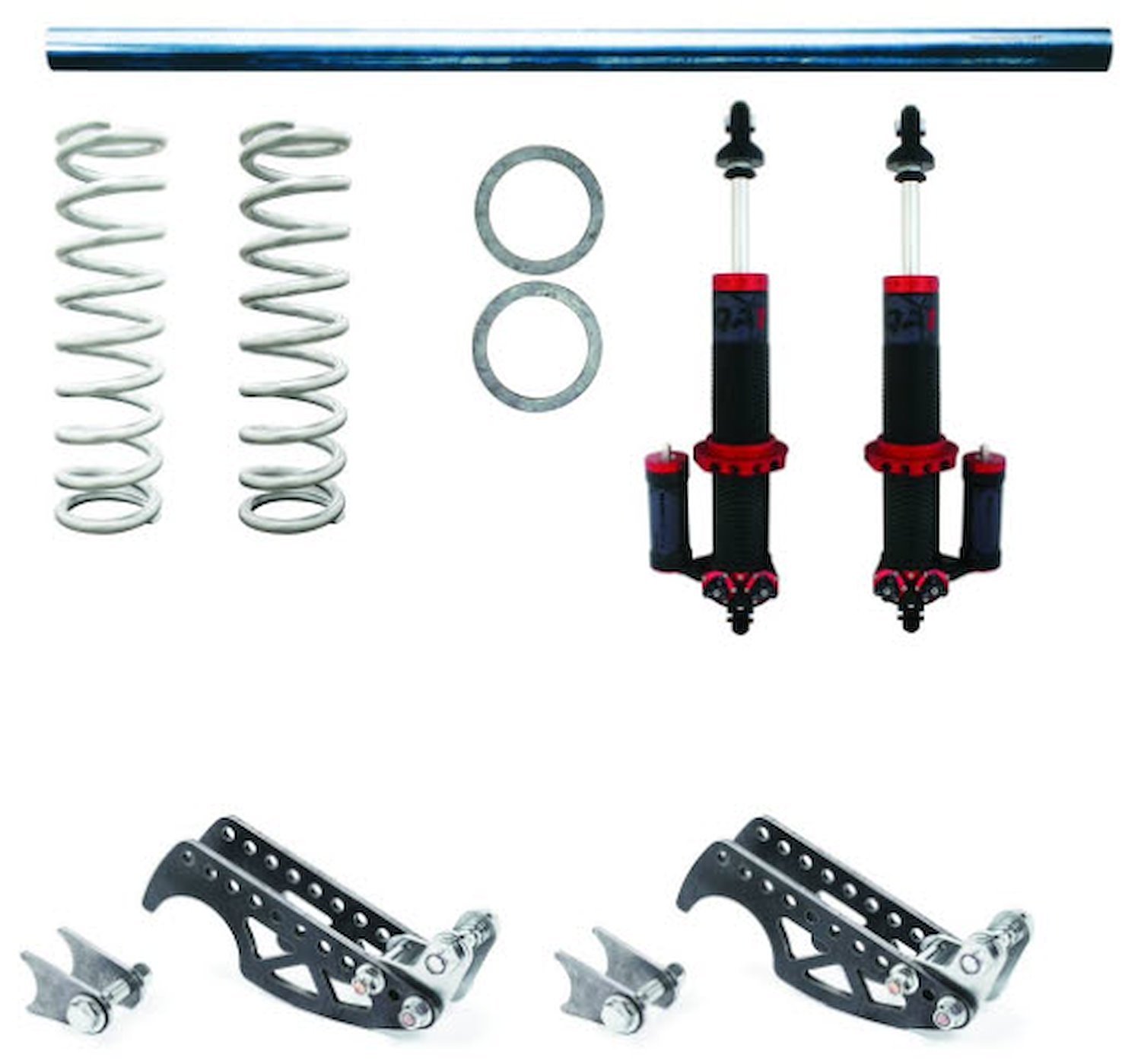 DM501-2001 Heavy-Duty Pro Rear Coil-Over Conversion System for 3 1/4 in. Axle Tubes w/MOD-Series Shocks & 200 lb. Springs