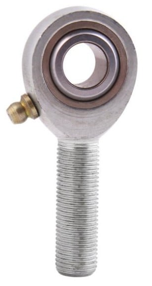 HM Series Carbon Steel Rod End, Male, Left Hand, 7/16 in.-20