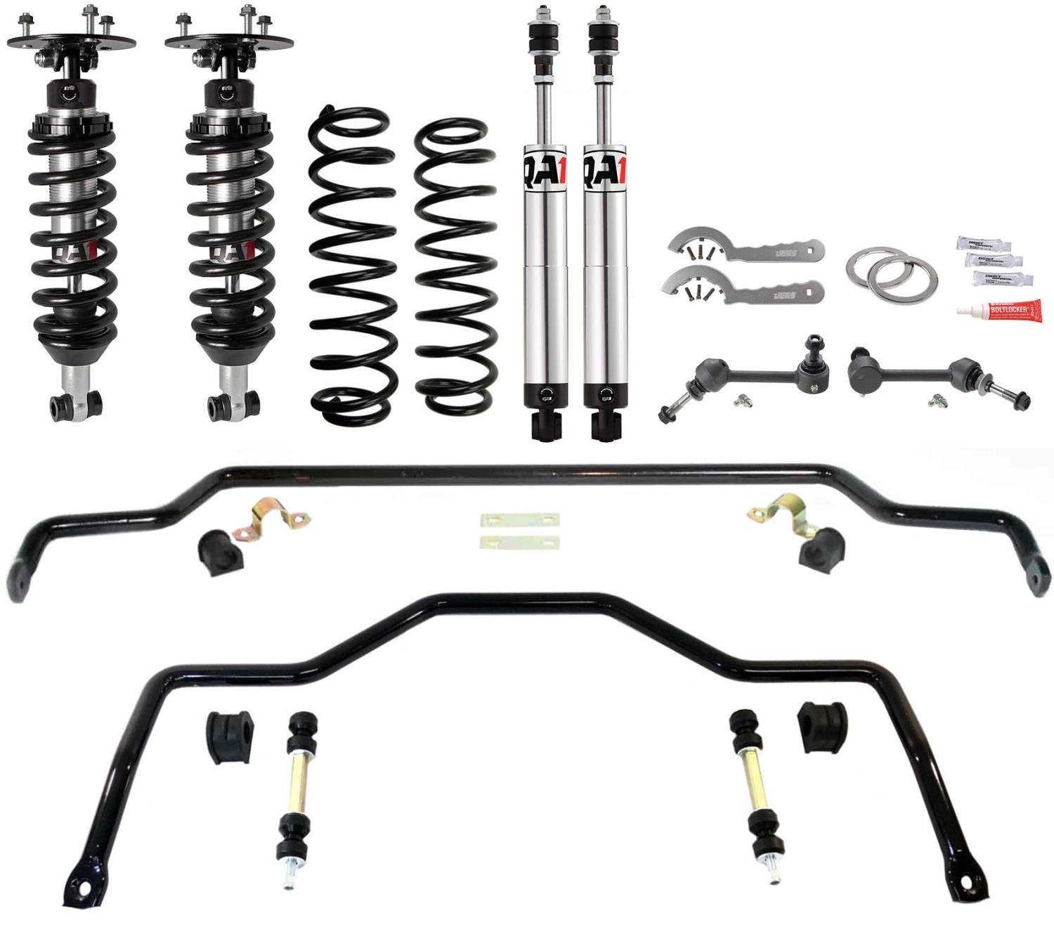 Pro Coil Coil-Over Handling Kit 2003-2011 Ford Crown Victoria, Ride Height: 0-2 in. Front Lowered, 2 in. Rear Lowered