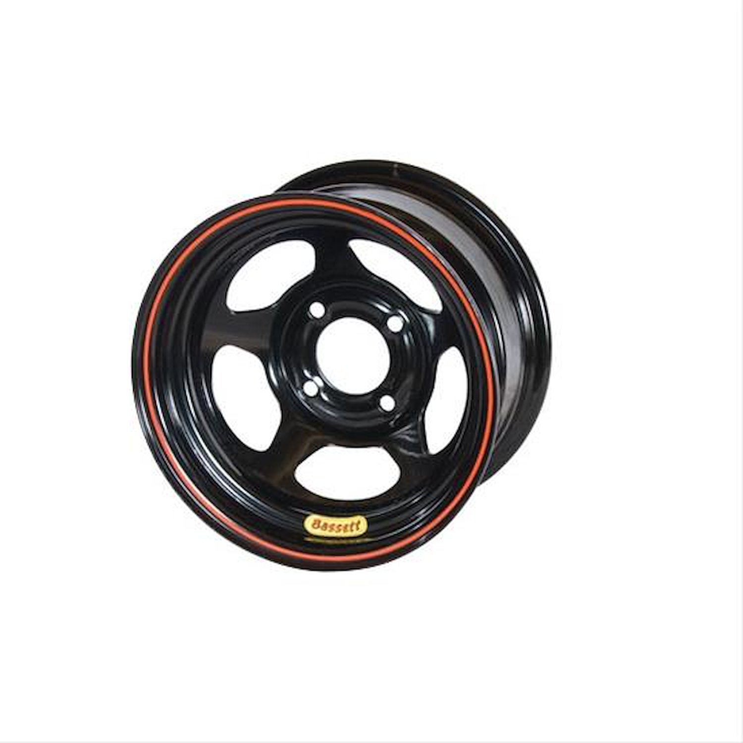 36ST3 Lightweight D-Hole Wheel, Size: 13 x 6 - Black