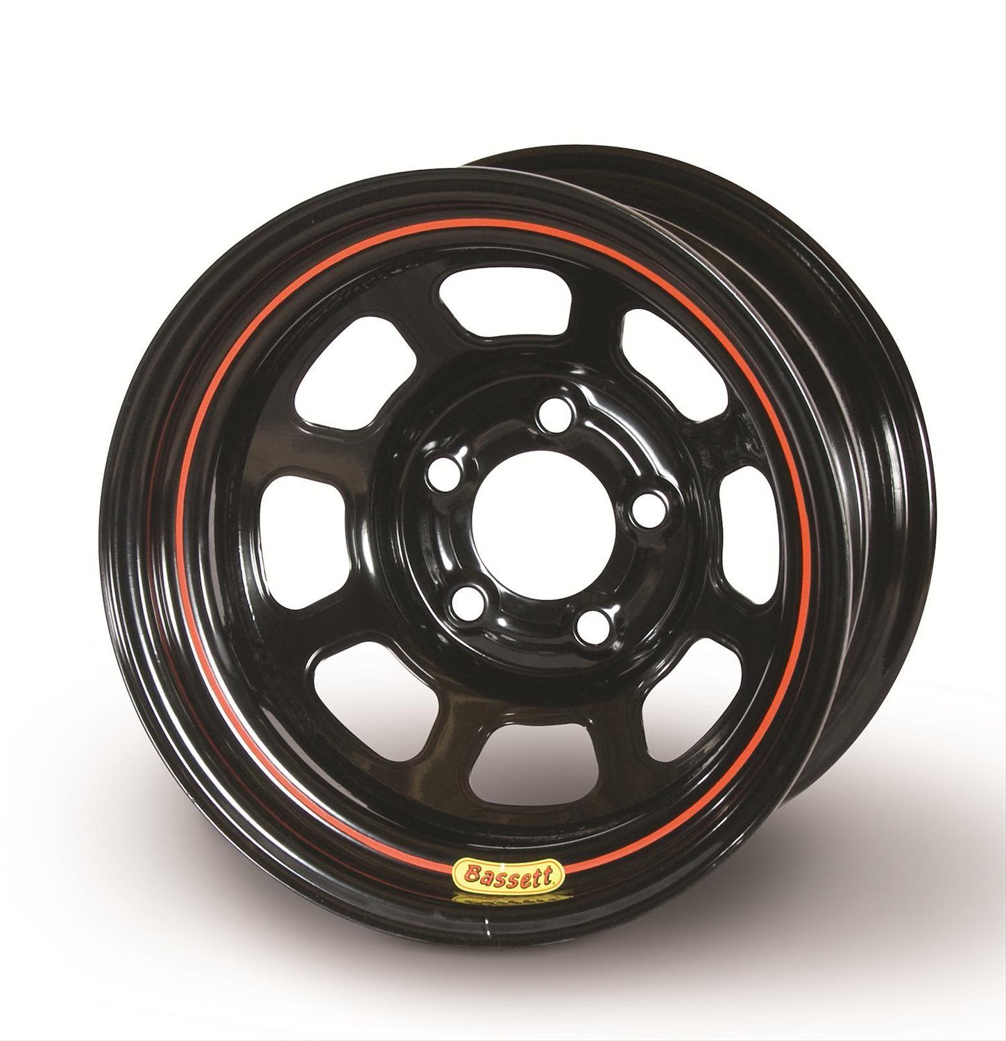 47SF3 Lightweight D-Hole Wheel Size: 14" x 7", Black