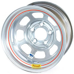 Lightweight D-Hole Wheel [Size: 15" x 11"] Silver