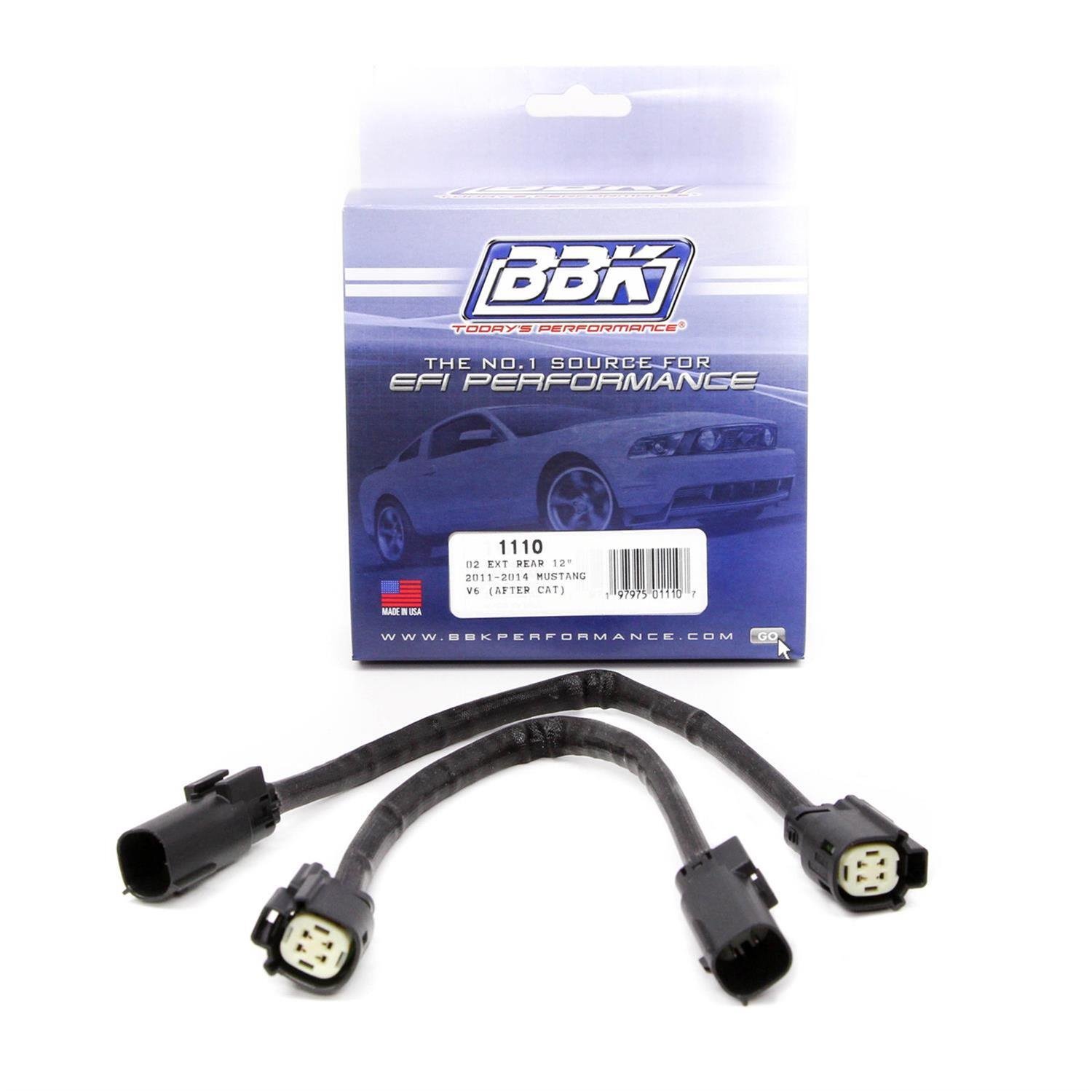 Rear O2 Sensor Wire Harness Extension Kit 2011-17 Ford Mustang GT/V6