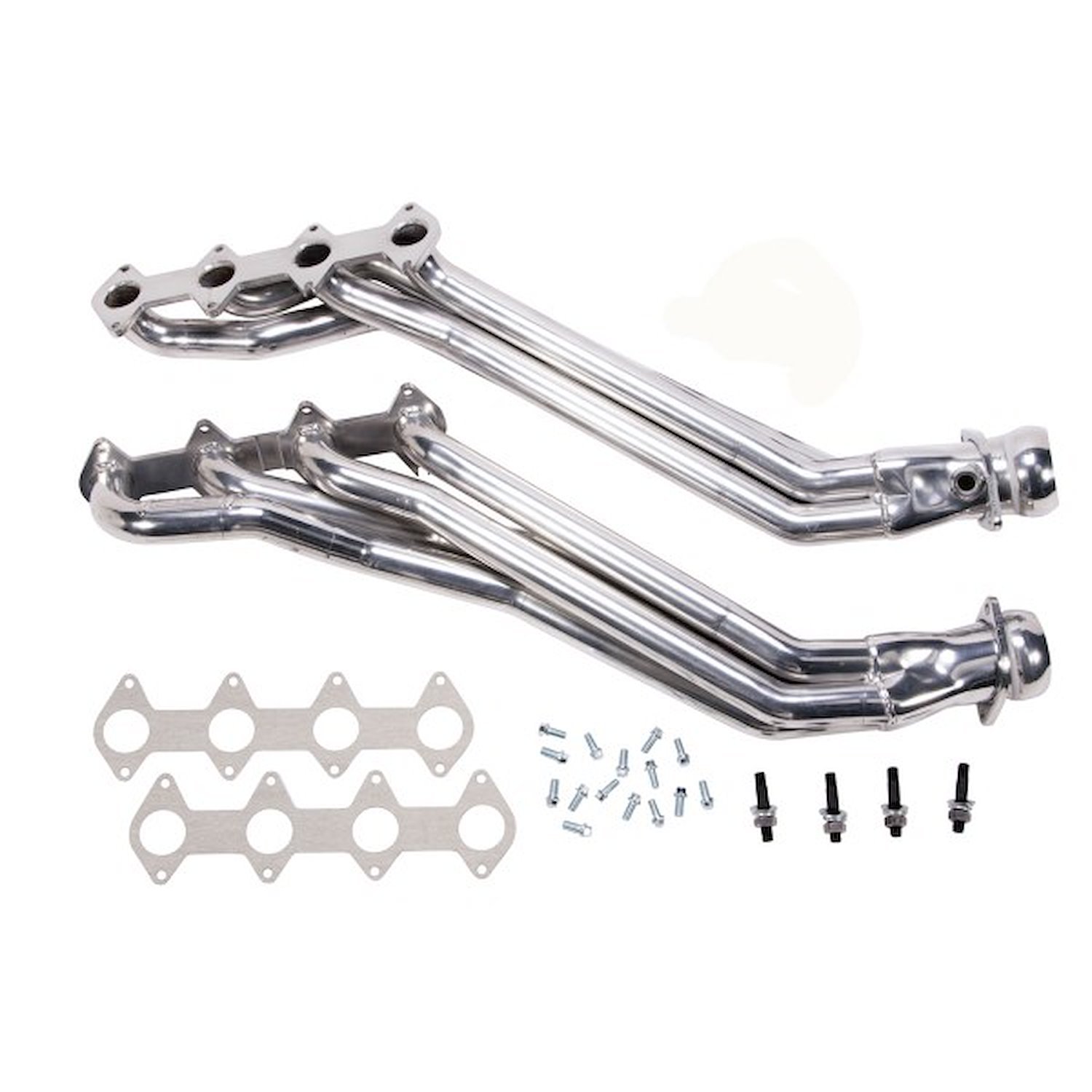 Long-Tube Headers 2005-2010 Ford Mustang GT 4.6L with Manual Transmission [Silver Ceramic Finish]