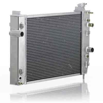Polished Radiator for GM w/Dual Coolers