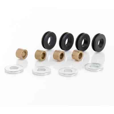 Rubber Grommet Kit for Flange Mount Radiators With Brass Inserts