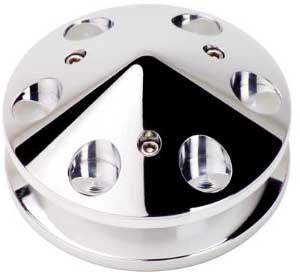 Alternator Pulley - Polished 6-Hole GM, Delco, and Ford