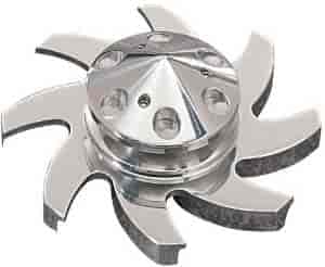 Alternator Fan, Pulley, Nose Cone - Polished GM, Delco, and Ford