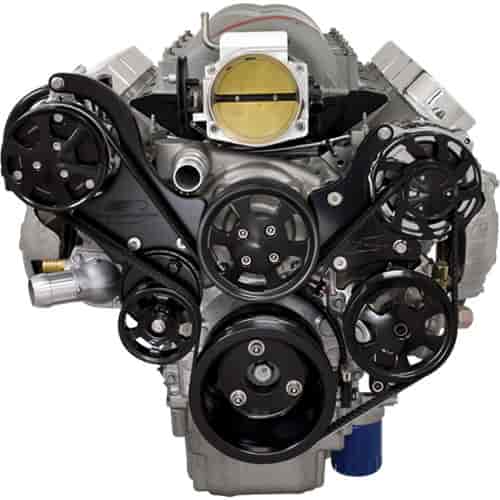 Premium Tru Trac LS Engine Top Mount Pulley System LS1/LS2/LS3/LS6
