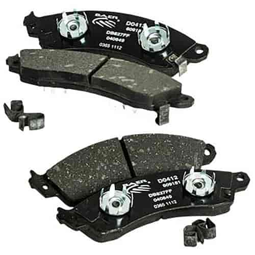 Replacement Brake Pads Fitment: Baer SS, Sport and Track 2-Piston Calipers