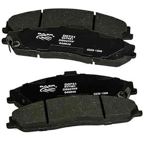 Replacement Brake Pads Fitment: Baer Pro/Pro+ (6P) Calipers