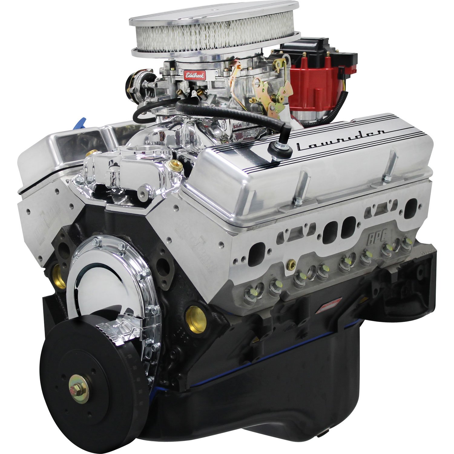 Lowrider Small Block Chevy 350ci Base Carb Engine 410HP/410TQ