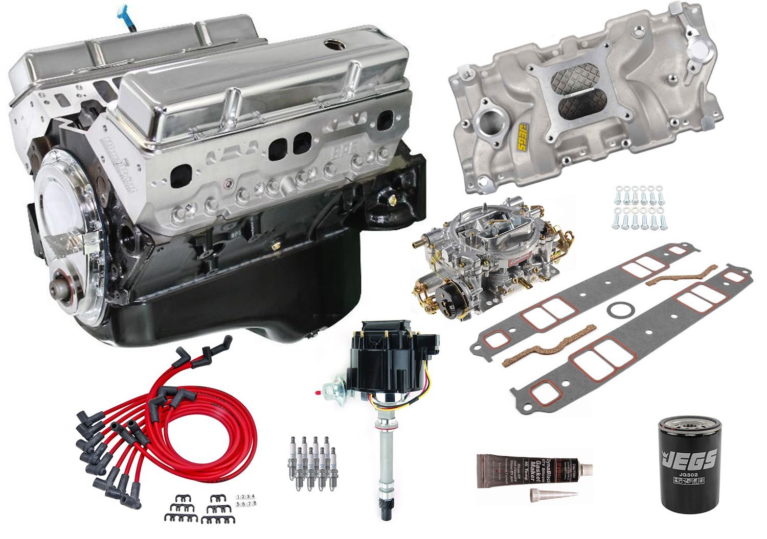 New Block Casting 350 ci Cruiser Crate Engine Kit