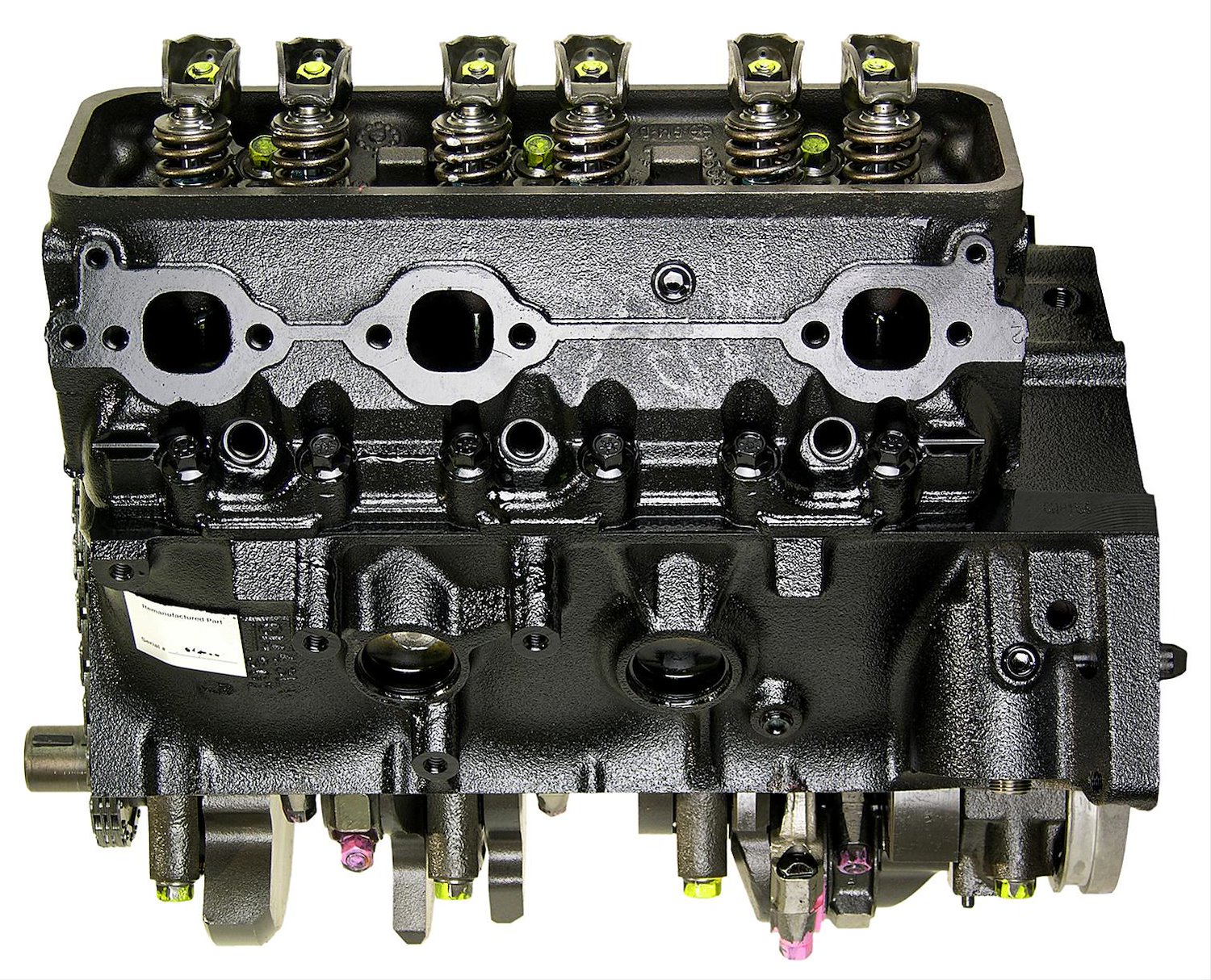 STANDARD ROTATION 175 & 205 HP ROLLER CAM ENGINE WITH BALANCE SHAFT HAS 6 BOLT TIMING COVER AND 10 B
