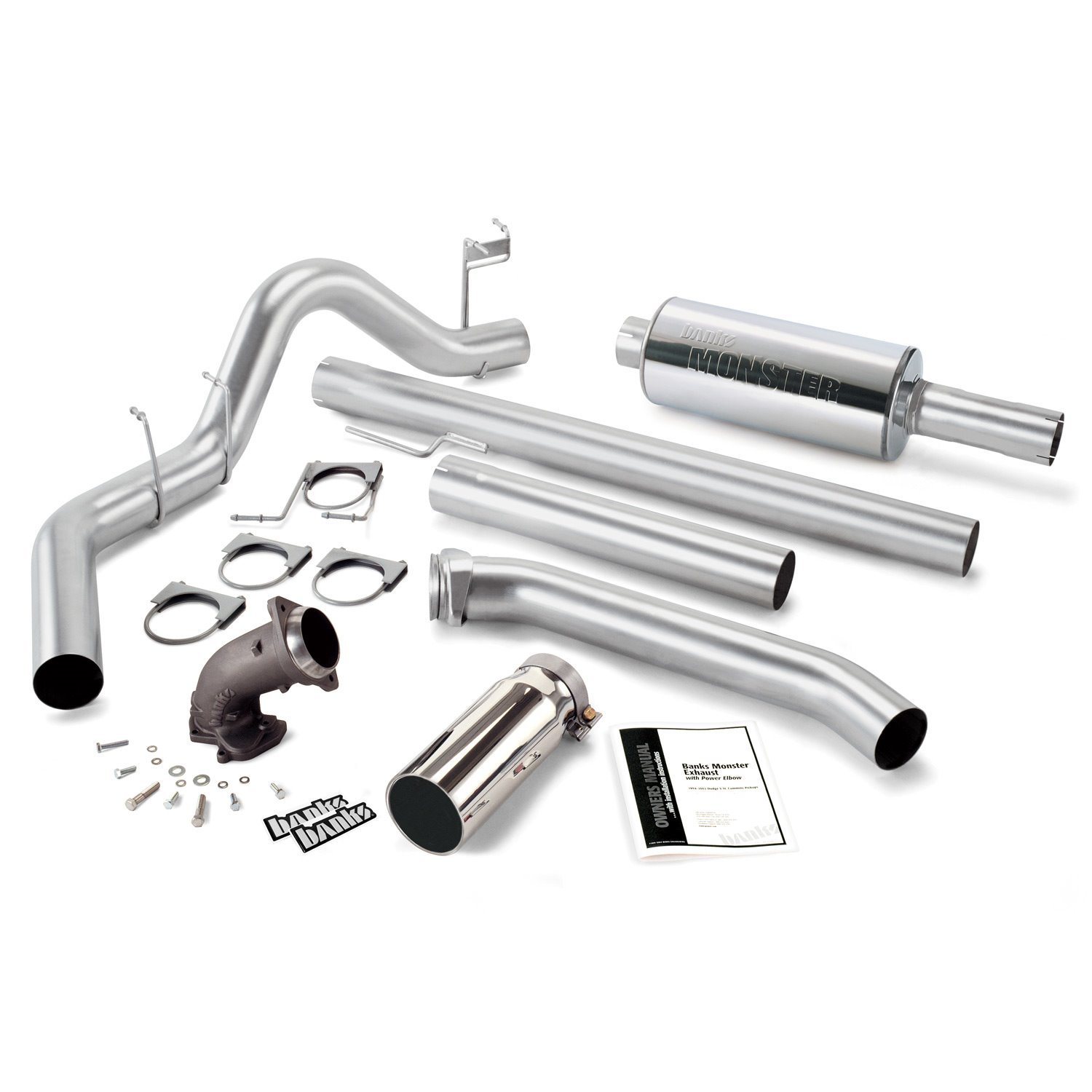 Monster Exhaust System with Power Elbow 1998-2002 Dodge Ram