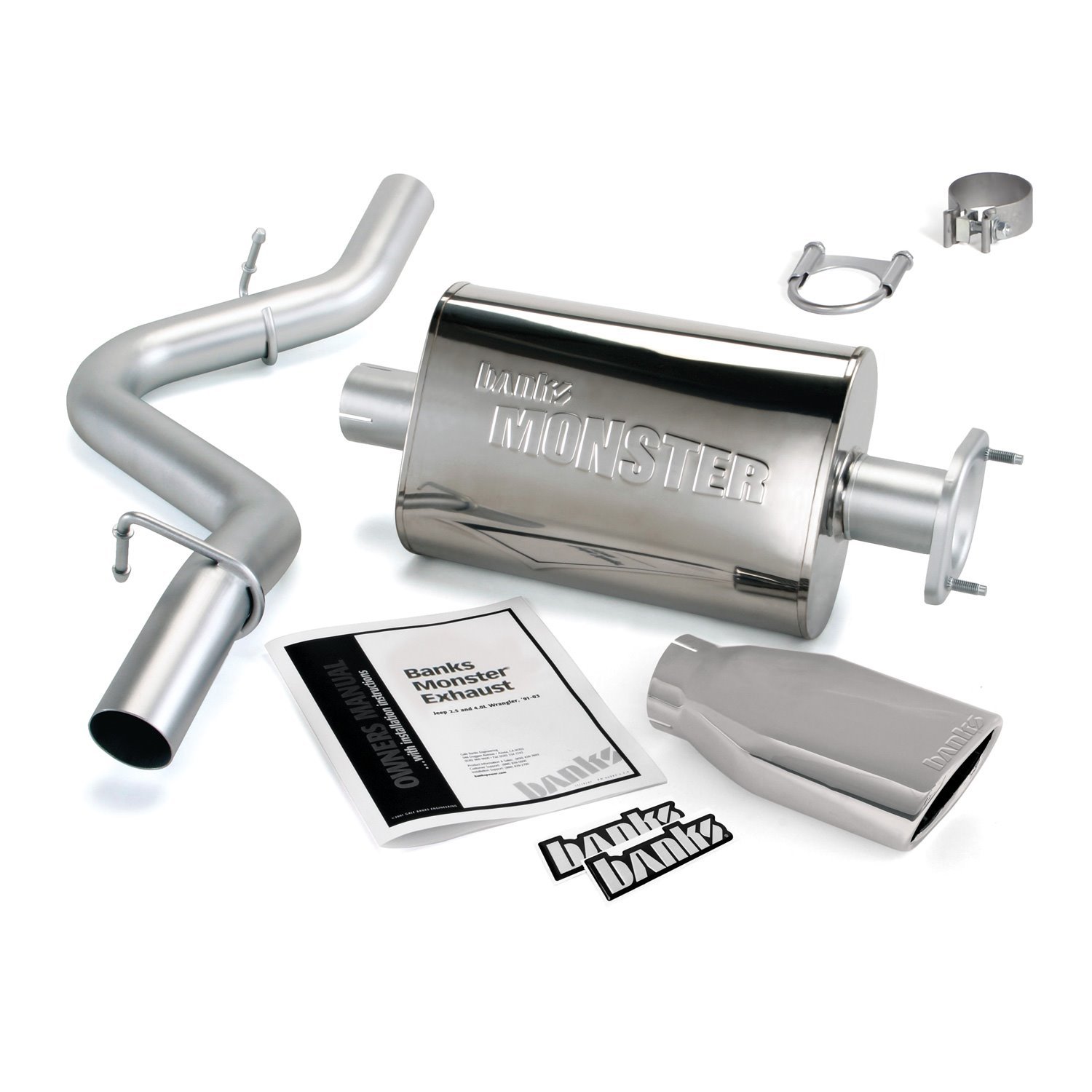 Monster Exhaust System 2004-06 Jeep Wrangler TJ