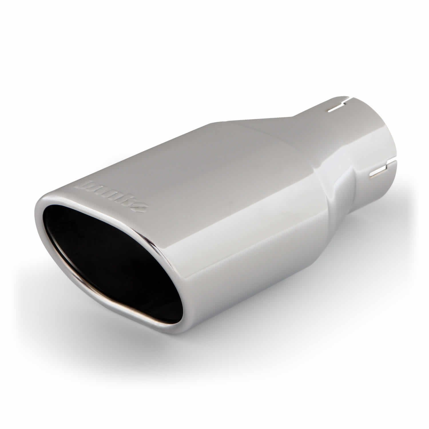 Stainless Steel Exhaust Tip Doublewall Oval Angle Cut