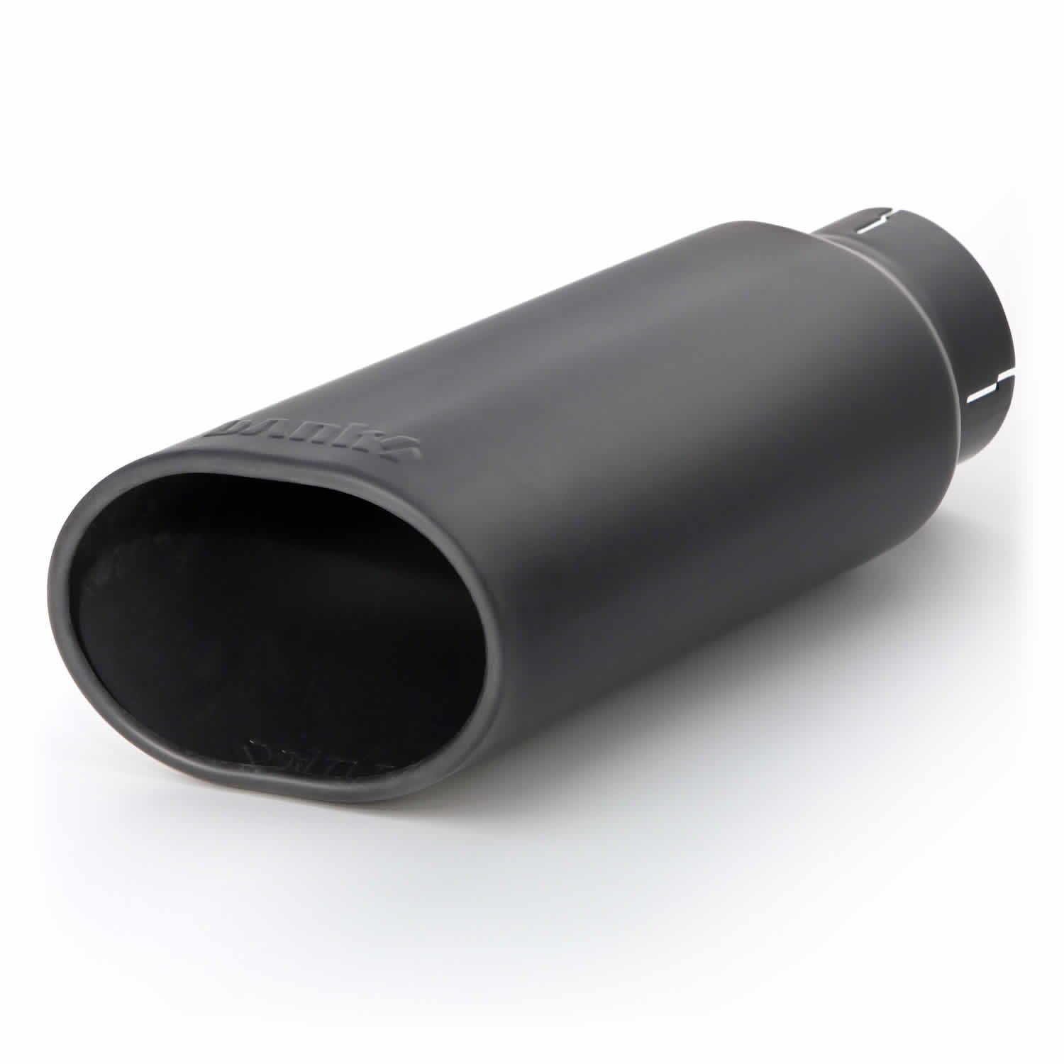 Stainless Steel Exhaust Tip Doublewall Oval Angle Cut