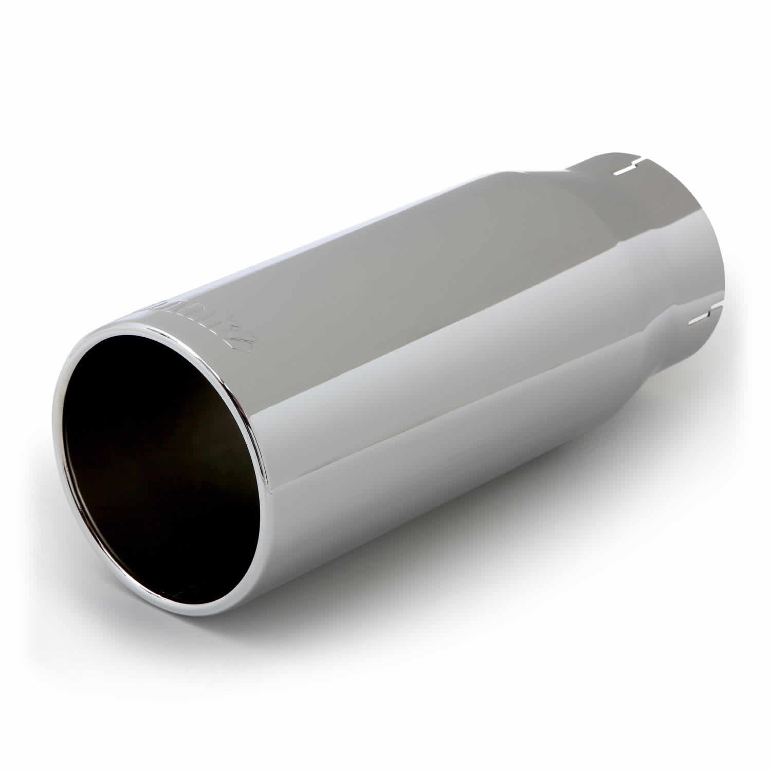 Stainless Steel Exhaust Tip Doublewall Round Straight Cut
