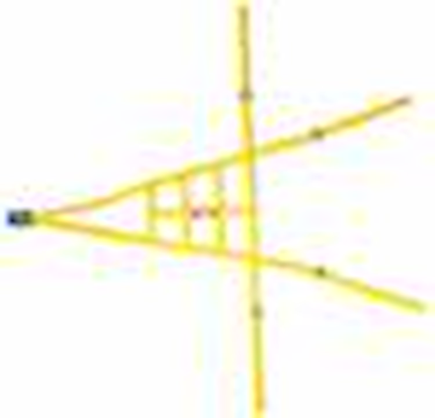 Ribbon ROLL CAGE Net 4 Point NON-SFI YELLOW