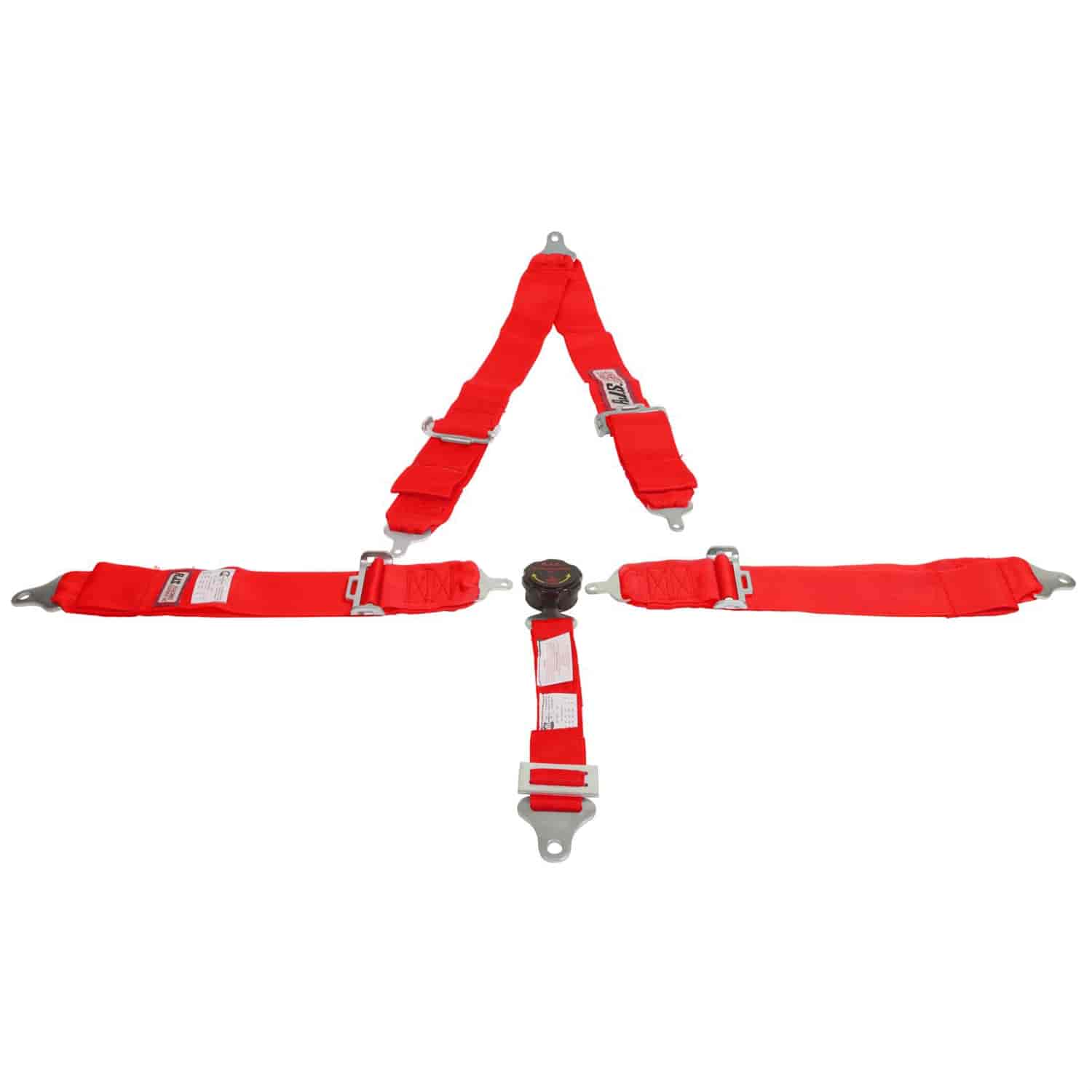 5-Point Cam-Lock Racing Harness Red