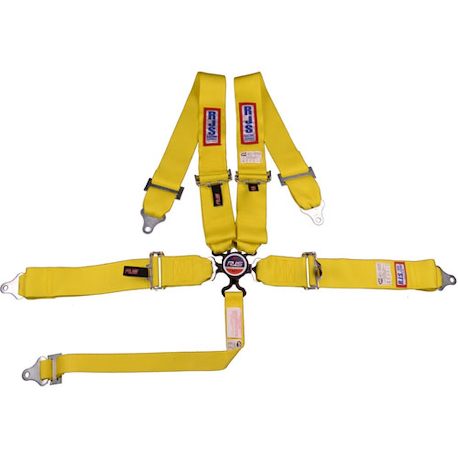 5-Point Cam-Lock Racing Harness Yellow