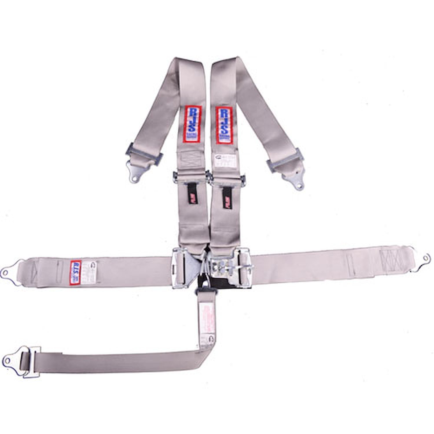 5-Point Latch and Link Racing Harness Grey