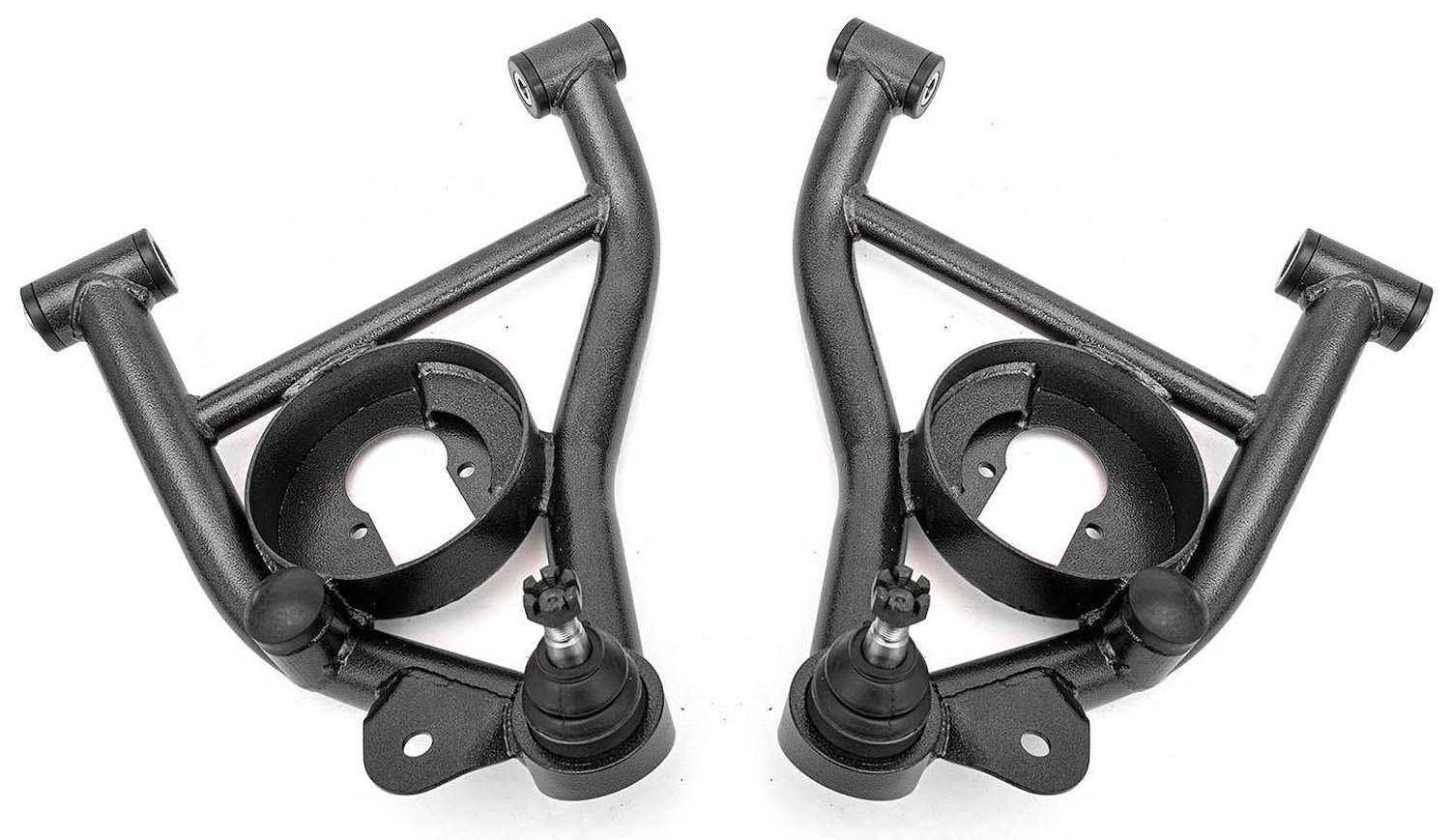 AAL461H Lower Control Arms w/Delrin Bushings for Select 1978-1987 GM Cars (Black Hammertone)