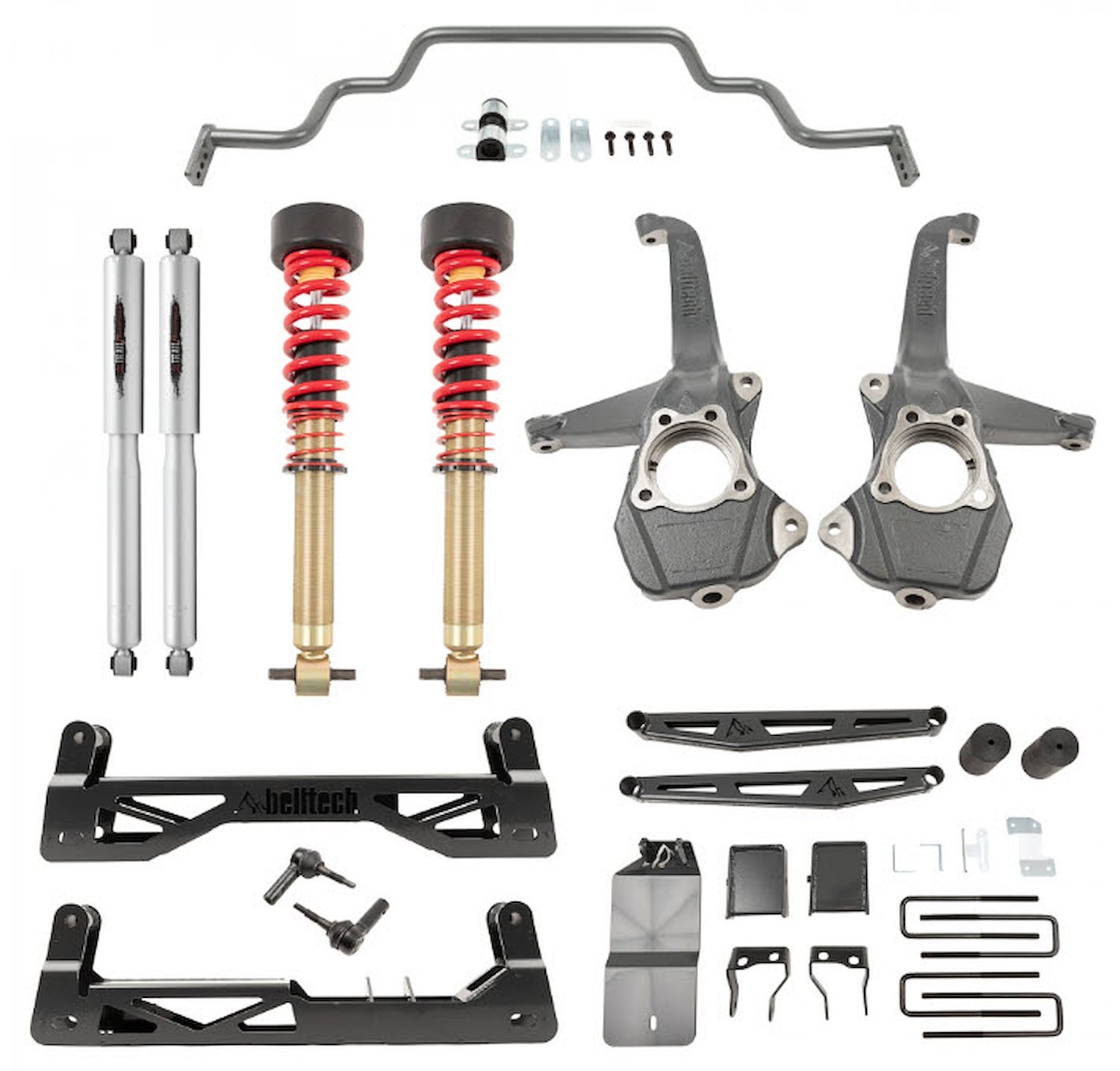 150210HK 6-8 in. Suspension Lift Kit Fits Select GM 1500 Trucks 2WD/4WD [w/Front Coil-Overs, Rear Shocks & Front Sway Bar]