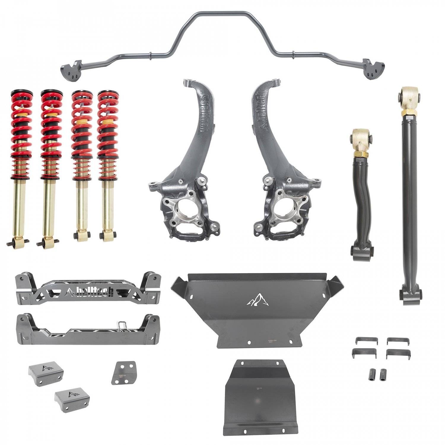 4-7.500 in. Suspension Coil-Over Lift Kit for Gen 6 Ford Bronco 4WD