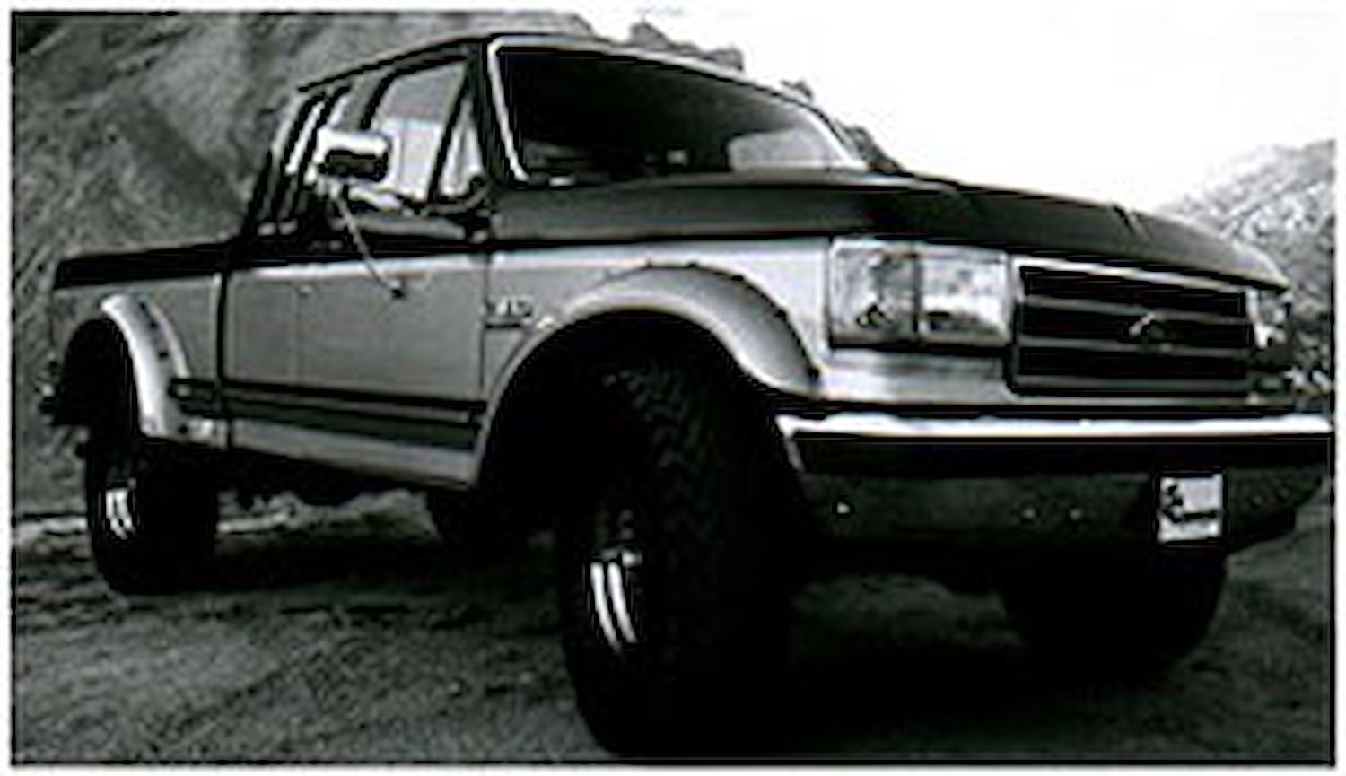 Cut-Out Style Fender Flares 1987-91 Ford Fullsize & Bronco